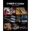 imageEnya CYBERG Stringless Smart Guitar Foldable Travel Backing Guitarra Builtin Drum Machine ampamp Bassline 20 instrument Sounds for OneMan Band App Interactive Chord Sheets For Adults ampamp Teens PurpleWhite