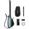 imageEnya CYBERG Stringless Smart Guitar Foldable Travel Backing Guitarra Builtin Drum Machine ampamp Bassline 20 instrument Sounds for OneMan Band App Interactive Chord Sheets For Adults ampamp Teens PurpleWhite