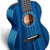 imageEnya EUCMAD Concert Ukulele Solid Gloss Mahogany Original Color 23 Inch with Highend 15mm Padded Gig BagBlue Concert Acoustic