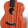 imageEnya EUCMAD Concert Ukulele Solid Gloss Mahogany Original Color 23 Inch with Highend 15mm Padded Gig BagNatural concert