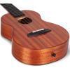 imageEnya EUCMAD Concert Ukulele Solid Gloss Mahogany Original Color 23 Inch with Highend 15mm Padded Gig BagNatural concert