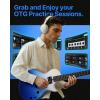 imageEnya Electric Guitar Inspire 39quot Smart Electric Carbon Fiber Guitarra with 15W Wireless Speaker 20 Distinct Tones Onboard Presets Charging Cable Adjusting Wrench and Gig BagBlue
