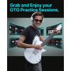 imageEnya Electric Guitar Inspire 39quot Smart Electric Carbon Fiber Guitarra with 15W Wireless Speaker 20 Distinct Tones Onboard Presets Charging Cable Adjusting Wrench and Gig BagWhite