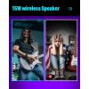 imageEnya Electric Guitar Inspire 39quot Smart Electric Carbon Fiber Guitarra with 15W Wireless Speaker 20 Distinct Tones Onboard Presets Charging Cable Adjusting Wrench and Gig BagGray
