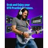imageEnya Electric Guitar Inspire 39quot Smart Electric Carbon Fiber Guitarra with 15W Wireless Speaker 20 Distinct Tones Onboard Presets Charging Cable Adjusting Wrench and Gig BagGray