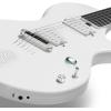 imageEnya Electric Guitar Inspire 39quot Smart Electric Carbon Fiber Guitarra with 15W Wireless Speaker 20 Distinct Tones Onboard Presets Charging Cable Adjusting Wrench and Gig BagWhite