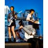 imageEnya Electric Guitar Inspire 39quot Smart Electric Carbon Fiber Guitarra with 15W Wireless Speaker 20 Distinct Tones Onboard Presets Charging Cable Adjusting Wrench and Gig BagPink