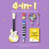 imageEnya Kids Toys Musical Instruments Toddler Toys Gifts for Baby Children Girls and Boys for Ages 36 Includes Mini Toddler Ukulele Melodica Egg Shaker Set Lollipop Hand Drum with Stick Mini Coco