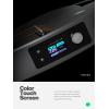 imageEnya NEXG 2 AcousticElectric Guitar Carbon Fiber Travel Smart Audio Guitar with 50W Wireless Speaker Wireless Microphone HiFi Monitor Earphones Footswitch Charging Stand and GigbagBlack
