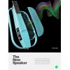 imageEnya NEXG 2 AcousticElectric Guitar Carbon Fiber Travel Smart Audio Guitar with 50W Wireless Speaker Wireless Microphone HiFi Monitor Earphones Footswitch Charging Stand and GigbagBlue