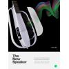 imageEnya NEXG 2 AcousticElectric Guitar Carbon Fiber Travel Smart Audio Guitar with 50W Wireless Speaker Wireless Microphone HiFi Monitor Earphones Footswitch Charging Stand and GigbagWhite