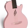 imageEnya Nova Go Carbon Fiber Acoustic Guitar 12 Size Beginner Adult Travel Acustica Guitarra wStarter Bundle Kit of Colorful Gift Packaging Acoustic Guitar Strap Gig Bag Cleaning ClothPink