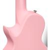 imageEnya Nova Go Mini Carbon Fiber Acoustic Guitar 14 Size Travel Acustica Guitarra wBeginner Kids Starter Bundle Kit of Thickened Gig Bag Adjusting WrenchPink