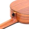 imageEnya Round Soprano Ukulele 21 Inch Mahogany and Ebony with Start Kit Includes Online Lessons Case Strap Strings Capo Sand Shaker PickPolish Cloth EURX121 round