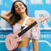 imageEnya Soprano Ukulele 21 Inch Carbon Fiber Travel Ukelele Nova U Mini Simple Yukalalee With Beginner Kit includes Case Strap Capo Strings Professional Ukalalee YukalaleePink