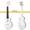 imageEnya Soprano Ukulele 21 Inch Carbon Fiber Travel Ukelele Nova U Mini Simple Yukalalee With Beginner Kit includes Case Strap Capo Strings Professional Ukalalee YukalaleeWhite