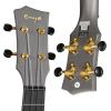 imageEnya Soprano Ukulele 21 Inch Carbon Fiber Travel Ukelele Nova U Mini Simple Yukalalee With Beginner Kit includes Case Strap Capo Strings Professional Ukalalee YukalaleeBlack