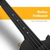 imageEnya Soprano Ukulele 21 Inch Carbon Fiber Travel Ukelele Nova U Mini Simple Yukalalee With Beginner Kit includes Case Strap Capo Strings Professional Ukalalee YukalaleeBlack