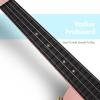 imageEnya Soprano Ukulele 21 Inch Carbon Fiber Travel Ukelele Nova U Mini Simple Yukalalee With Beginner Kit includes Case Strap Capo Strings Professional Ukalalee YukalaleePink
