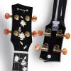 imageEnya Tenor All Solid Flame Maple Ukulele with Builtin AcousticPlus Pickup and Deluxe CaseBlack E6