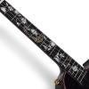imageEnya Tenor All Solid Flame Maple Ukulele with Builtin AcousticPlus Pickup and Deluxe CaseBlack E6