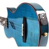 imageEnya Tenor All Solid Flame Maple Ukulele with Builtin AcousticPlus Pickup and Deluxe CaseBlue E6