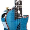 imageEnya Tenor All Solid Flame Maple Ukulele with Builtin AcousticPlus Pickup and Deluxe CaseBlue E6