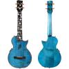 imageEnya Tenor All Solid Flame Maple Ukulele with Builtin AcousticPlus Pickup and Deluxe CaseBlue E6
