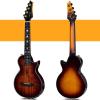 imageEnya Tenor All Solid Flame Maple Ukulele with Builtin AcousticPlus Pickup and Deluxe CaseFE Acacia