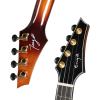 imageEnya Tenor All Solid Flame Maple Ukulele with Builtin AcousticPlus Pickup and Deluxe CaseFE Koa