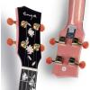 imageEnya Tenor All Solid Flame Maple Ukulele with Builtin AcousticPlus Pickup and Deluxe CasePink E6