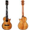 imageEnya Tenor Ukulele 5A Solid Hawaiian Koa HandMade Ukulele with Haliotis ampamp Planate Abalone Inlay AcousticElectric Include Deluxe Hardshell CaseEUTA8EQ Mermaid