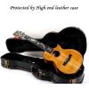 imageEnya Tenor Ukulele 5A Solid Hawaiian Koa HandMade Ukulele with Haliotis ampamp Planate Abalone Inlay AcousticElectric Include Deluxe Hardshell CaseEUTA8EQ Mermaid