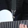 imageenya Magnetic Strap for Guitar Bass and Ukulele  Quick Release SingleHand Adjustable with Leathery TextureBlack