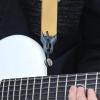 imageenya Magnetic Strap for Guitar Bass and Ukulele  Quick Release SingleHand Adjustable with Leathery TextureYellow