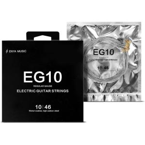 imageEnya Electric Guitar Strings Nickel Highcarbon Coated Antirust Guitarra Strings a set of six EG10