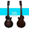 imageEnya Taimane Moon Signature Tenor Ukulele 26 Inch All Solid Mahogany with AcousticPlus Pickup Professional Electric Ukelele Bundle Black Finish EUT Moon BK EQAcoustic Black