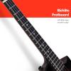 imageEnya Taimane Moon Signature Tenor Ukulele 26 Inch All Solid Mahogany with AcousticPlus Pickup Professional Electric Ukelele Bundle Black Finish EUT Moon BK EQ5String AcousticPlus Black