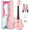 imageEnya Concert Ukulele Nova U 23 Carbon Fiber Travel Ukulele with Beginner Kit amp enya Magnetic Strap