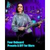imageEnya Electric Guitar Inspire 39 Smart Electric Carbon Fiber Guitarra with 15W Wireless Speaker amp ENYA INSPIRE Electric Guitar Compact Foot Pedal Controller