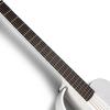 imageEnya NEXG AcousticElectric Carbon Fiber Audio Guitar Smart Acustica Guitarra for Adults with 50W Wireless Speaker Preamp Wireless Microphone HiFi Monitor Earphones Strap and CaseWhite