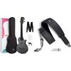 imageEnya Concert Ukulele Nova U 23 Carbon Fiber Travel Ukulele with Beginner Kit includes online lessons amp Magnetic Strap