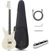 imageEnya Electric Guitar Inspire 39 Smart Electric Carbon Fiber Guitarra with 15W Wireless Speaker amp INSPIRE Electric Guitar Compact Foot Pedal Controller