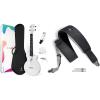 imageEnya Tenor Ukulele 26 Inch Carbon Fiber Cutaway Travel Ukelele for Adult with Beginner Bundle Kit Including Case Strap Capo and StringsNova U Pro Whiteamp enya Magnetic Strap