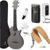 imageEnya Tenor Ukulele 26 Inch Carbon Fiber Cutaway Travel Ukelele for Adult with Beginner Bundle Kit amp Enya Smart Automatic Guitar Tuner amp enya Magnetic Strap
