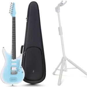 imageEnya Electric Guitar Inspire 39 Smart Electric Carbon Fiber Guitarra with 15W Wireless Speaker amp AutoLock Guitar Stand