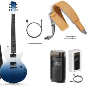 imageEnya Electric Guitar Nova Go Sonic Smart Electric Carbon Fiber Guitarra with 10W Wireless Speaker Ocean Blue amp Smart Automatic Guitar Tuner amp enya Magnetic Strap