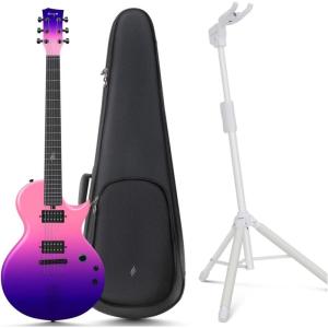 imageEnya Electric Guitar Nova Go Sonic Smart Electric Carbon Fiber Guitarra with 10W Wireless Speaker amp AutoLock Guitar Stand