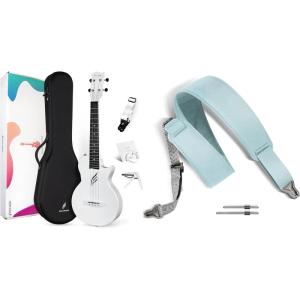imageEnya Tenor Ukulele 26 Inch Carbon Fiber Acousticplus Cutaway Travel Ukelele for Beginner Bundle Kit amp enya Magnetic Strap