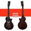 image:imageEnya Taimane Moon Signature Tenor Ukulele 26 Inch All Solid Mahogany Professional Ukelele with Gig Bag and Strap Blue Acoustic EUT Moon BU5String AcousticPlus Black